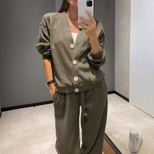 Chantal - Casual Sports Cardigan Set