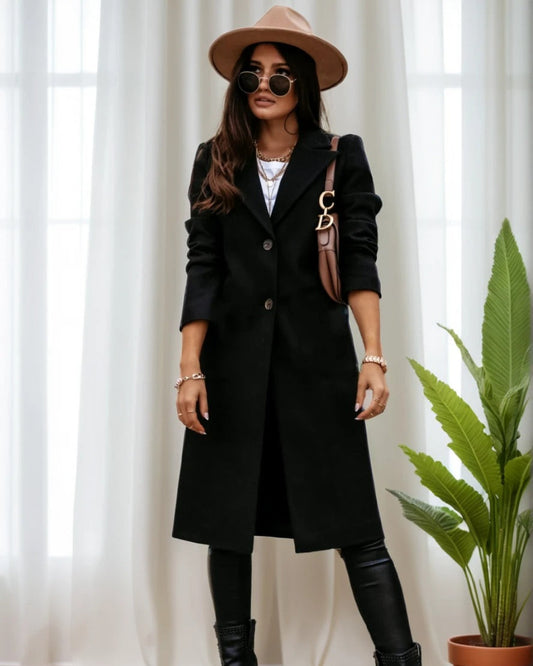Freya - Luxura Woolen Long Coat