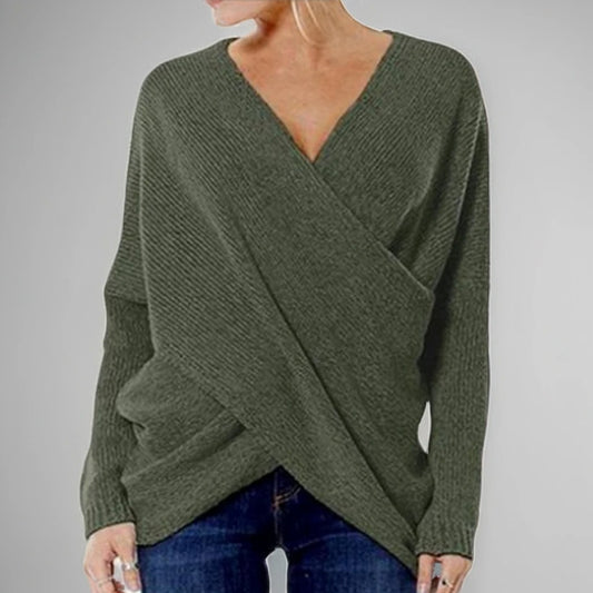 Ivy - Wrap Elegance Pullover