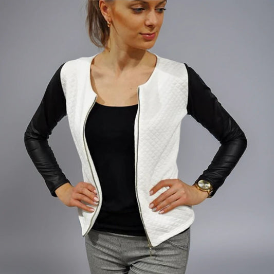 Ruby - Quilted Contrast  Cardigan