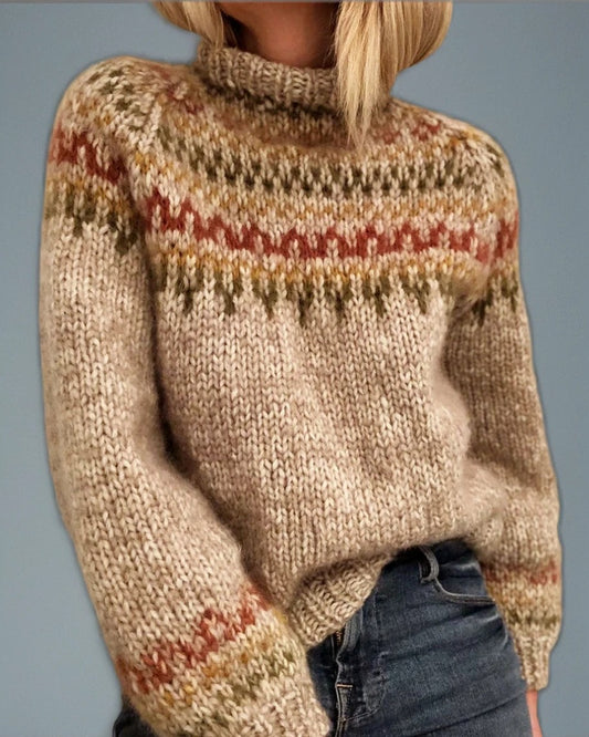 Helena - Fair Isle Knitted Cardigan