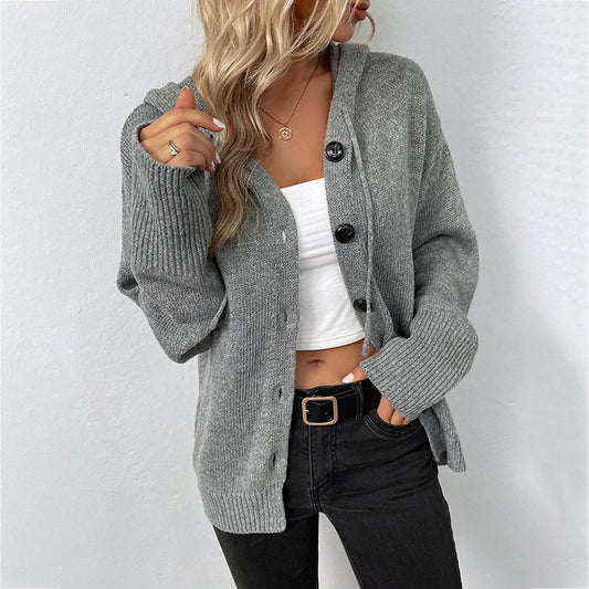 Brittan - Casual Buttons Knitted Cardigan