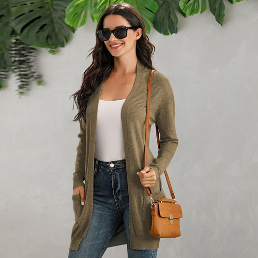 Rosa - Olive Casual Cardigan