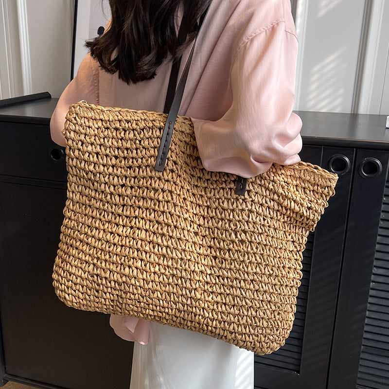 Markreso - All-match Woven Shoulder Bag