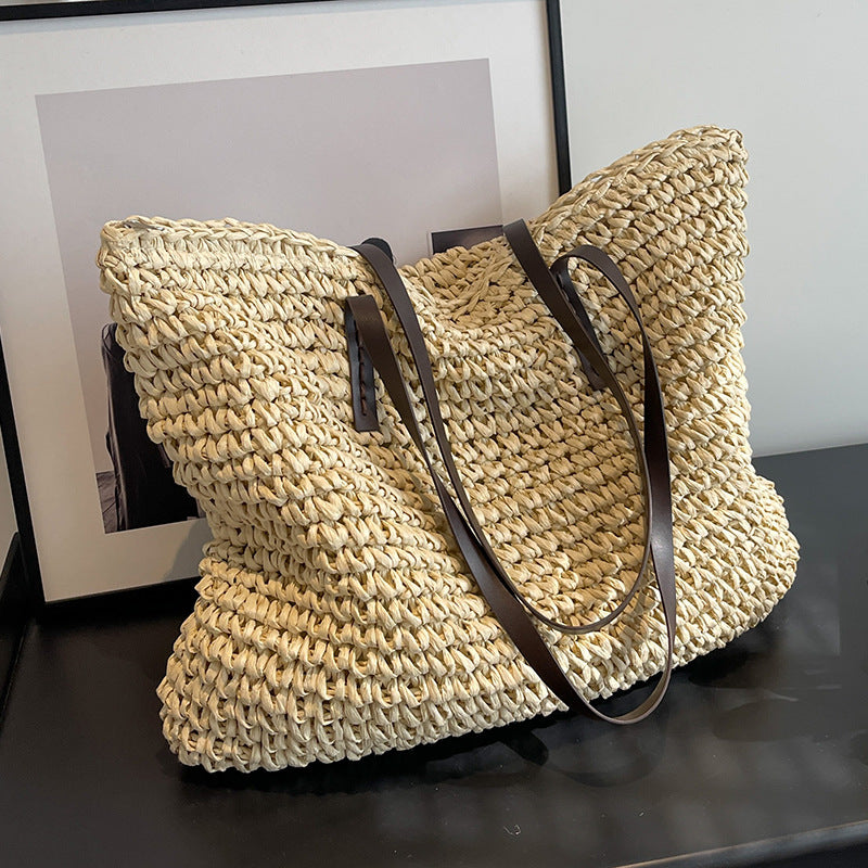 Markreso - All-match Woven Shoulder Bag
