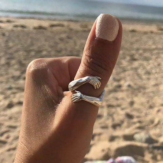 Embrace Hands Hug Ring