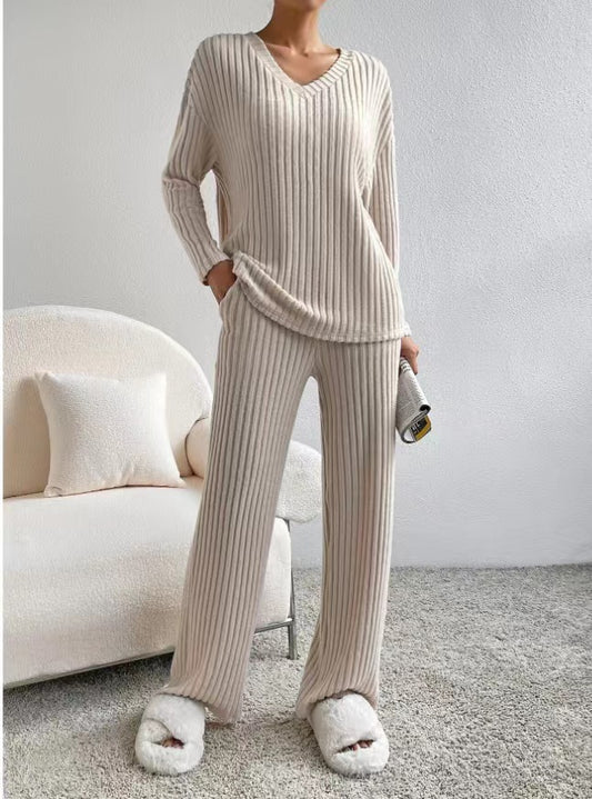 Kathy - Ribbed Knitwear Set