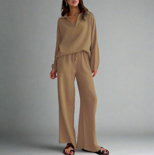 Emily - Comfy Wide-Leg Set